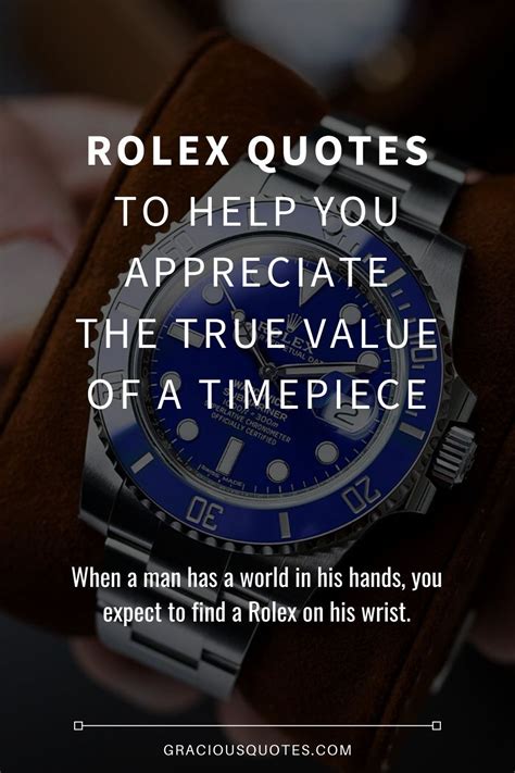 quotes about Rolex watches